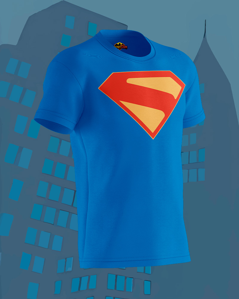 Camiseta azul hombre – Logo Superman | Edición 2025 - Imagen 2