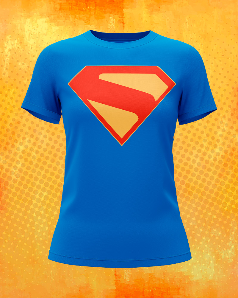 Camiseta azul mujer – Logo Superman | Edición 2025 - Imagen 6