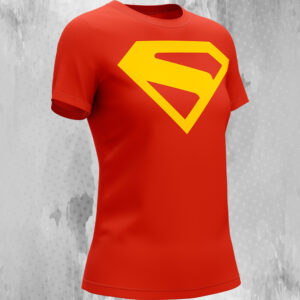 Camiseta roja mujer – Logo Superman | Edición 2025
